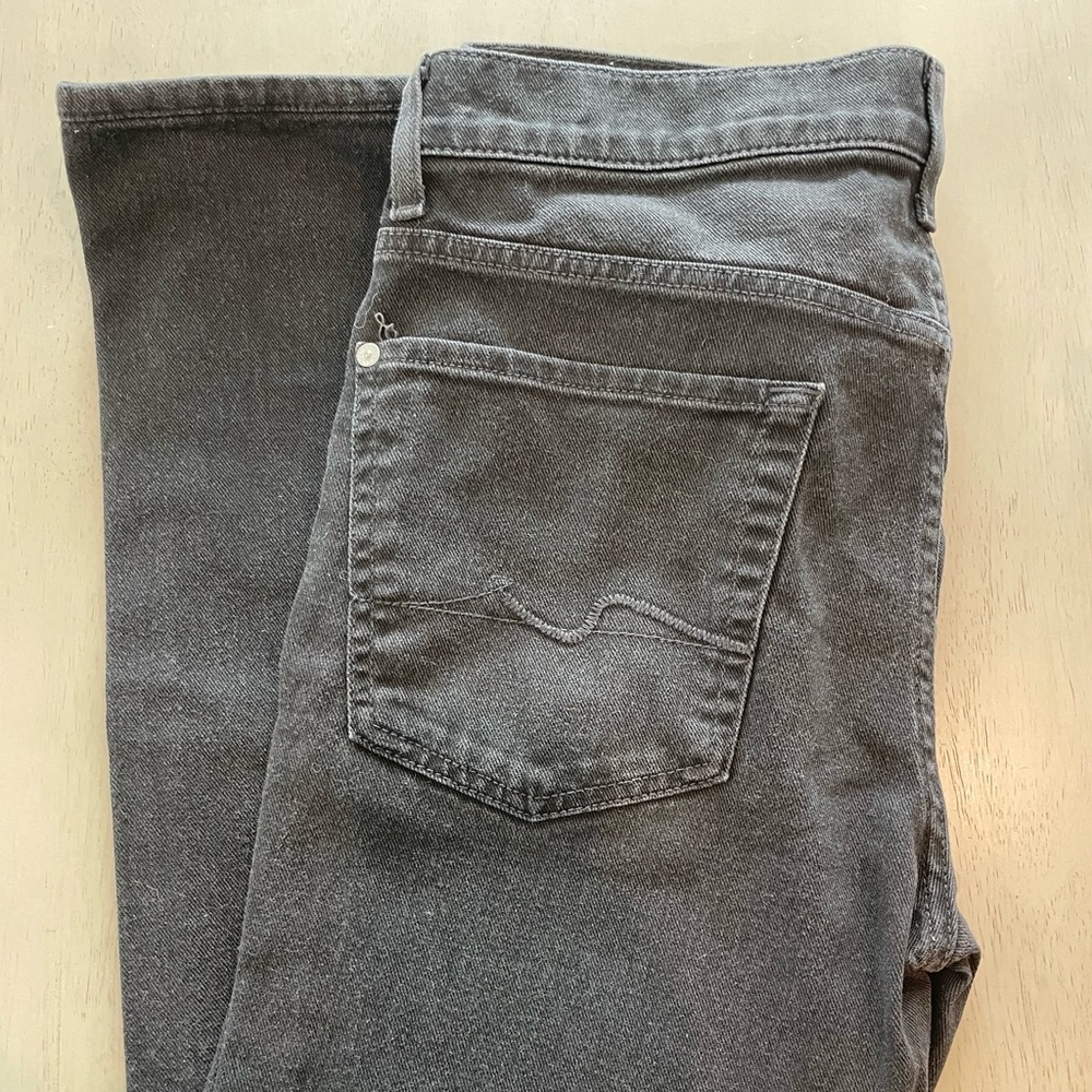 Mens Black 7 For All Mankind Denim Jeans